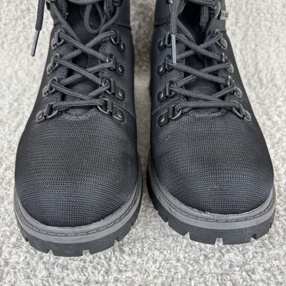 Lugz Boots Womens 6.5 Black Grotto Lace‎ Up Casual Chunky Thick Sole - Picture 7 of 14